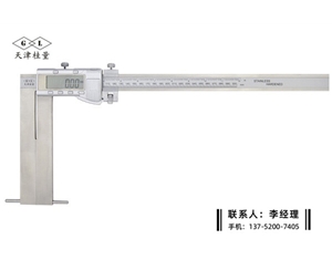 加长爪圆柱头数显卡尺100-300×200mm